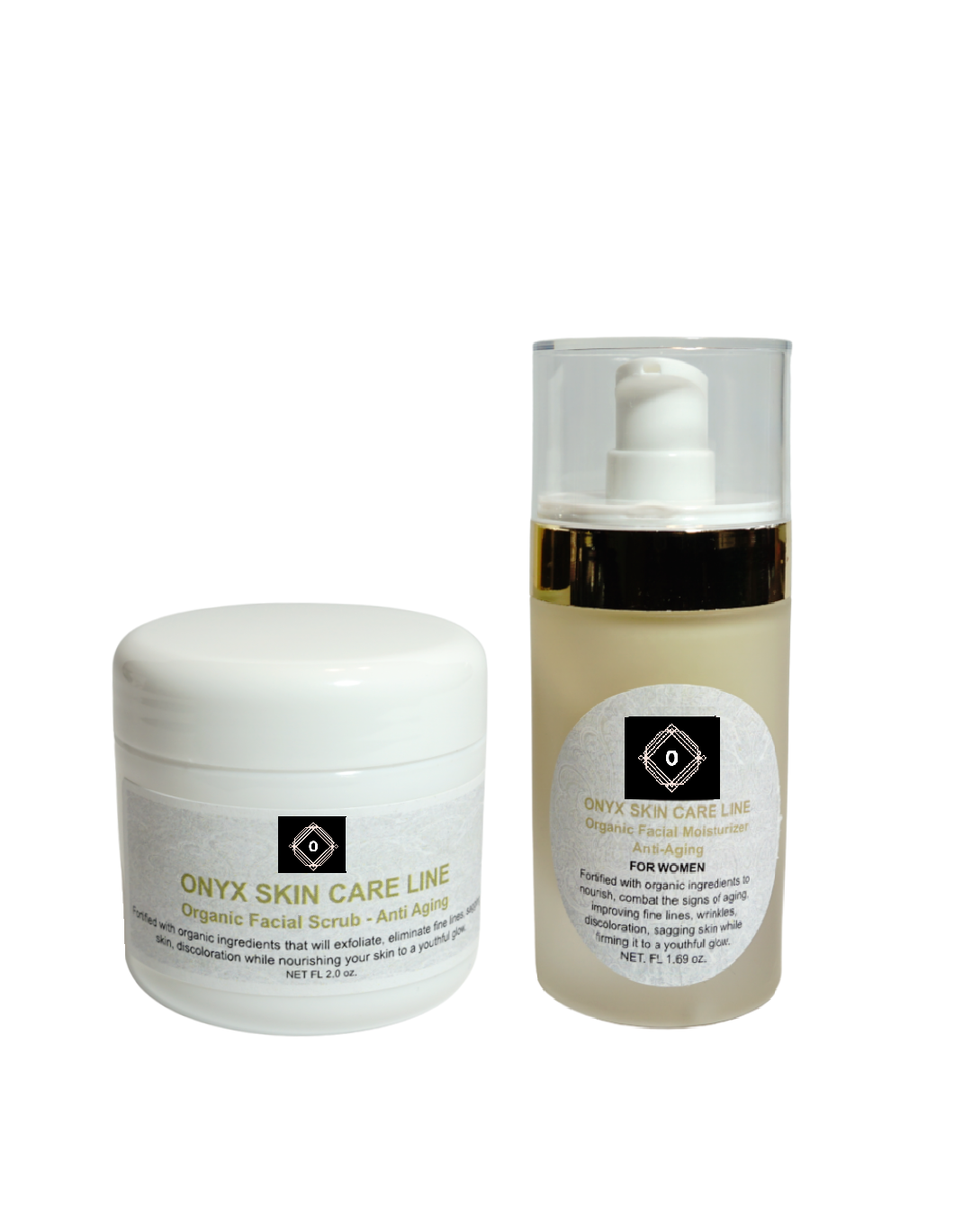 Organic Anti-Aging Facial Scrub and Moisturizer-0